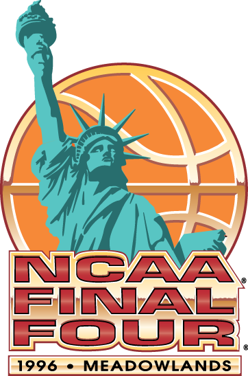 Courtesy Of Sports Logos - 1996 Final Four Logo (362x547), Png Download