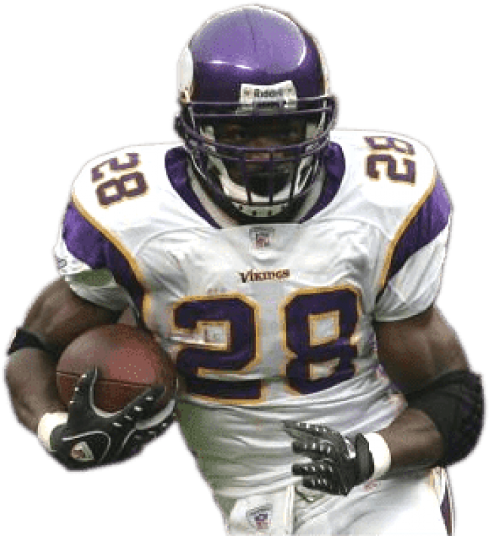 Adrian Peterson Portrait - Story Of The Minnesota Vikings [book] (400x400), Png Download