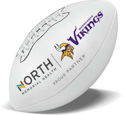 North Memorial Health Is Proud To Partner With The - Minnesota Vikings Nfl 48 Quart Cooler (477x445), Png Download