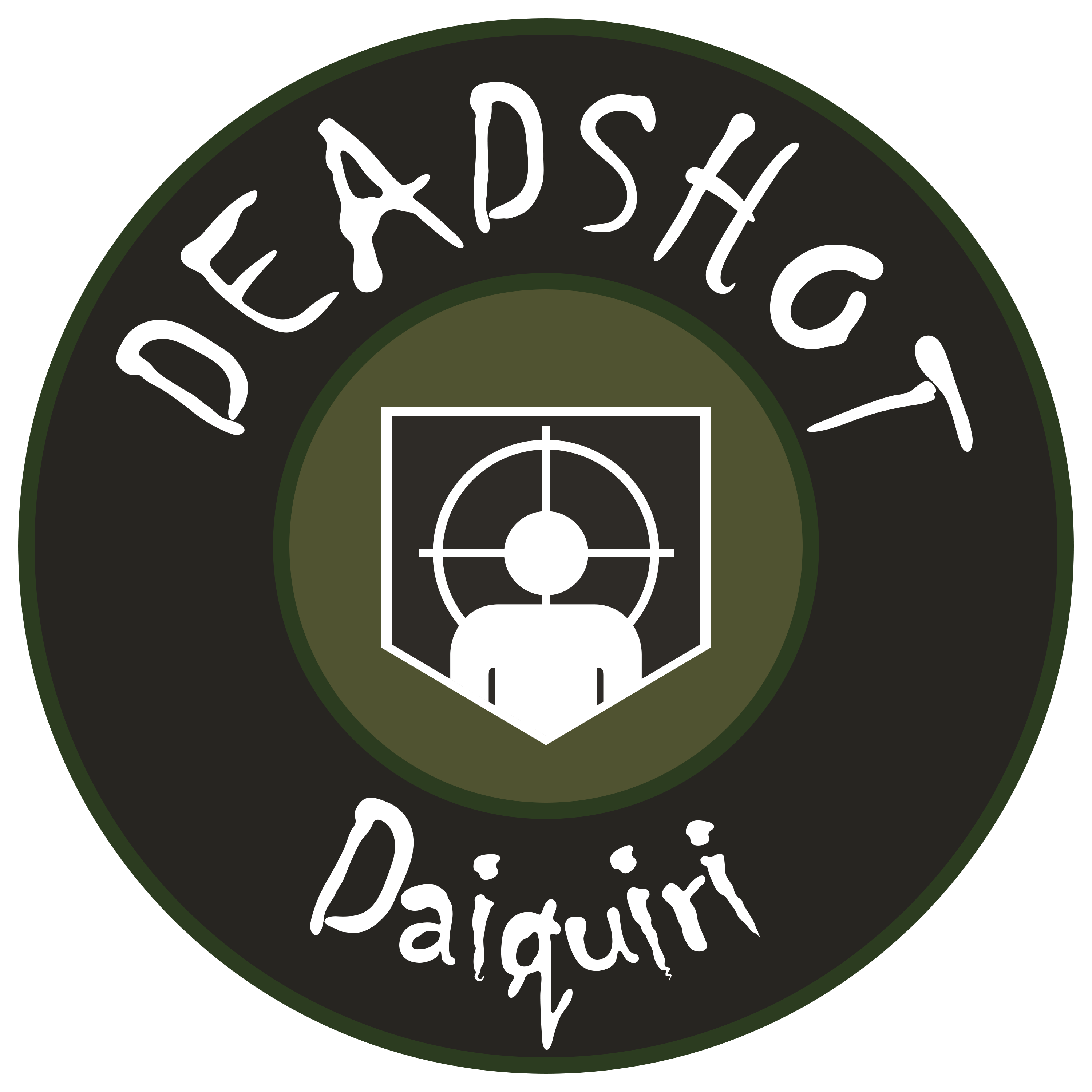 Deadshot Daiquiri Logo From Treyarch Zombies - Deadshot Daiquiri Logo Png (3000x3000), Png Download