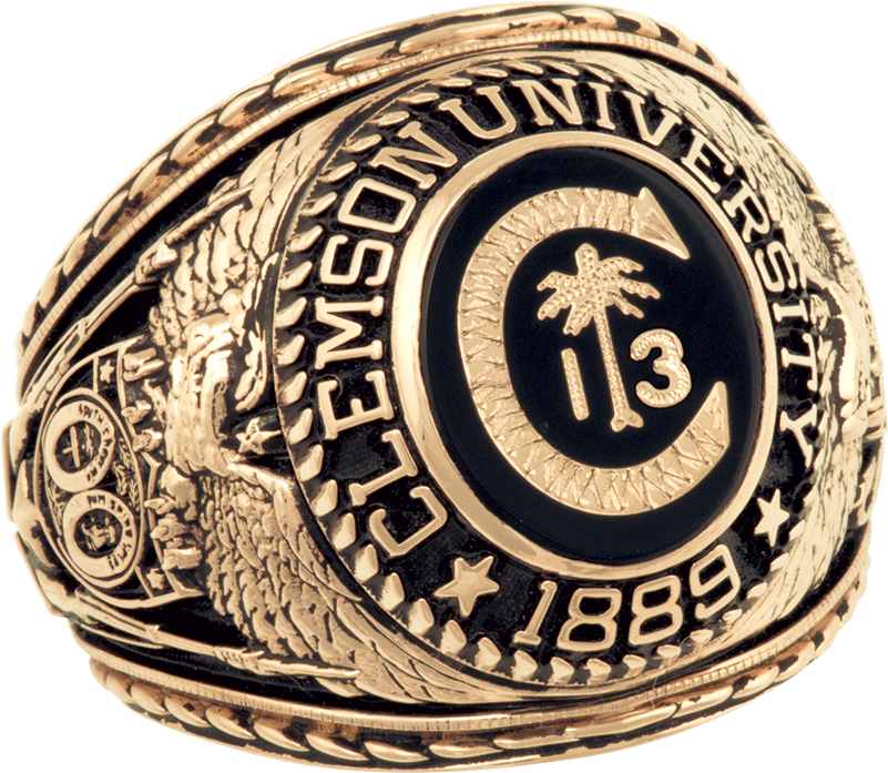 Clemson University Ring (800x800), Png Download