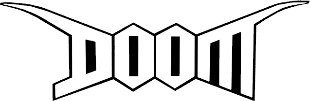 Doom Logo - Doom Crust Punk Logo (637x209), Png Download
