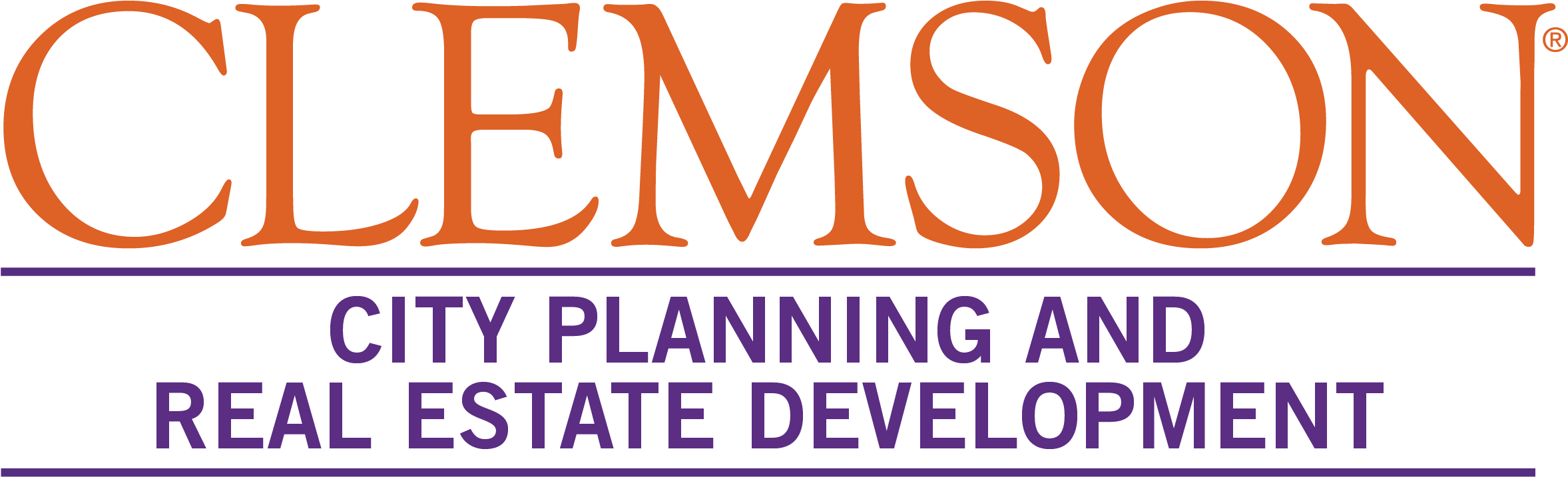 Clemson City Planning And Real Estate Development - Clemson University Logo (2839x1230), Png Download