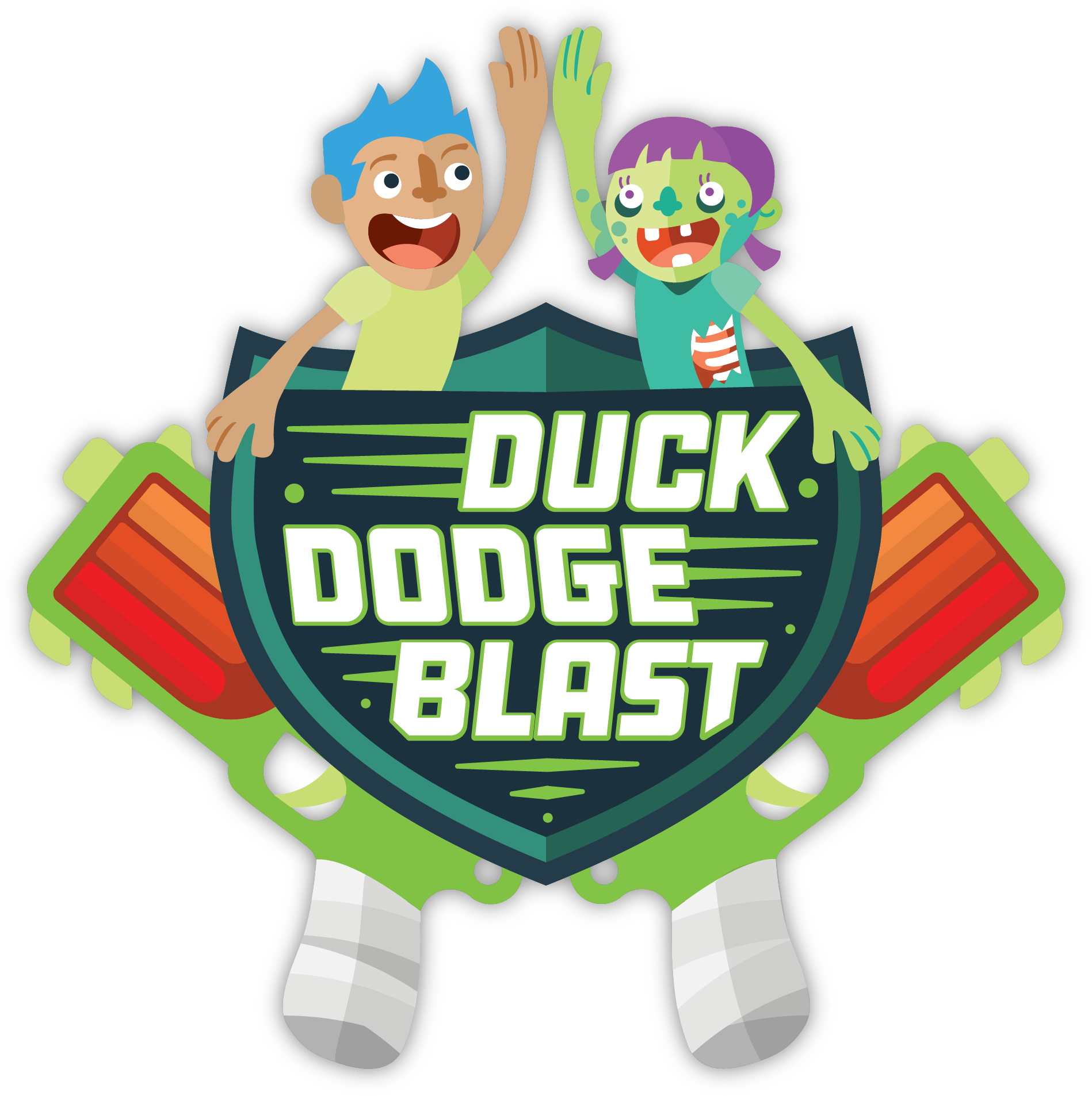 Nerf Party - Dodge Blast (2001x2001), Png Download