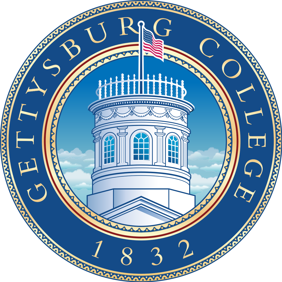 Gettysburg College Seal (1200x1200), Png Download