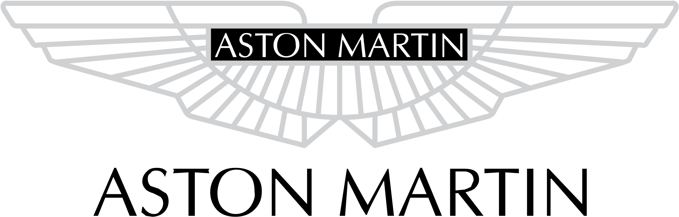 Aston Martin Logo Png Transparent - Aston Martin Vector Logo White (2400x2400), Png Download