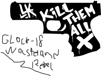 18 Wasteland Rebel - Cs Go Glock Wasteland Rebel (520x355), Png Download