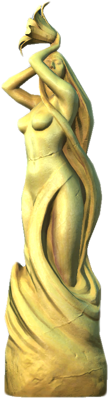 Dibellastatue - Skyrim Dibella Statue (246x807), Png Download