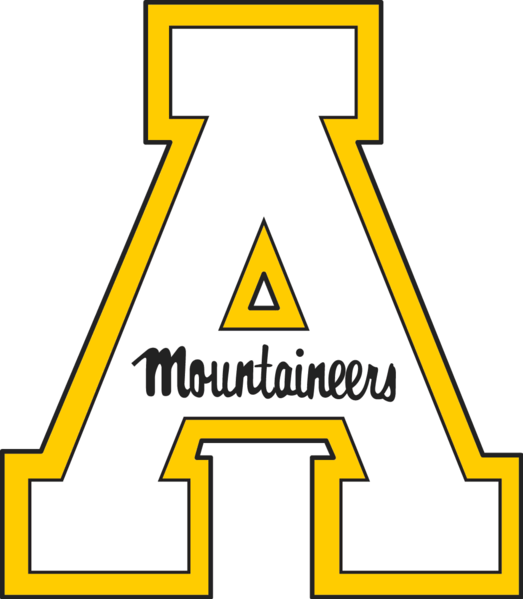 Asu Blocka Logo - Appalachian State University Png (523x599), Png Download