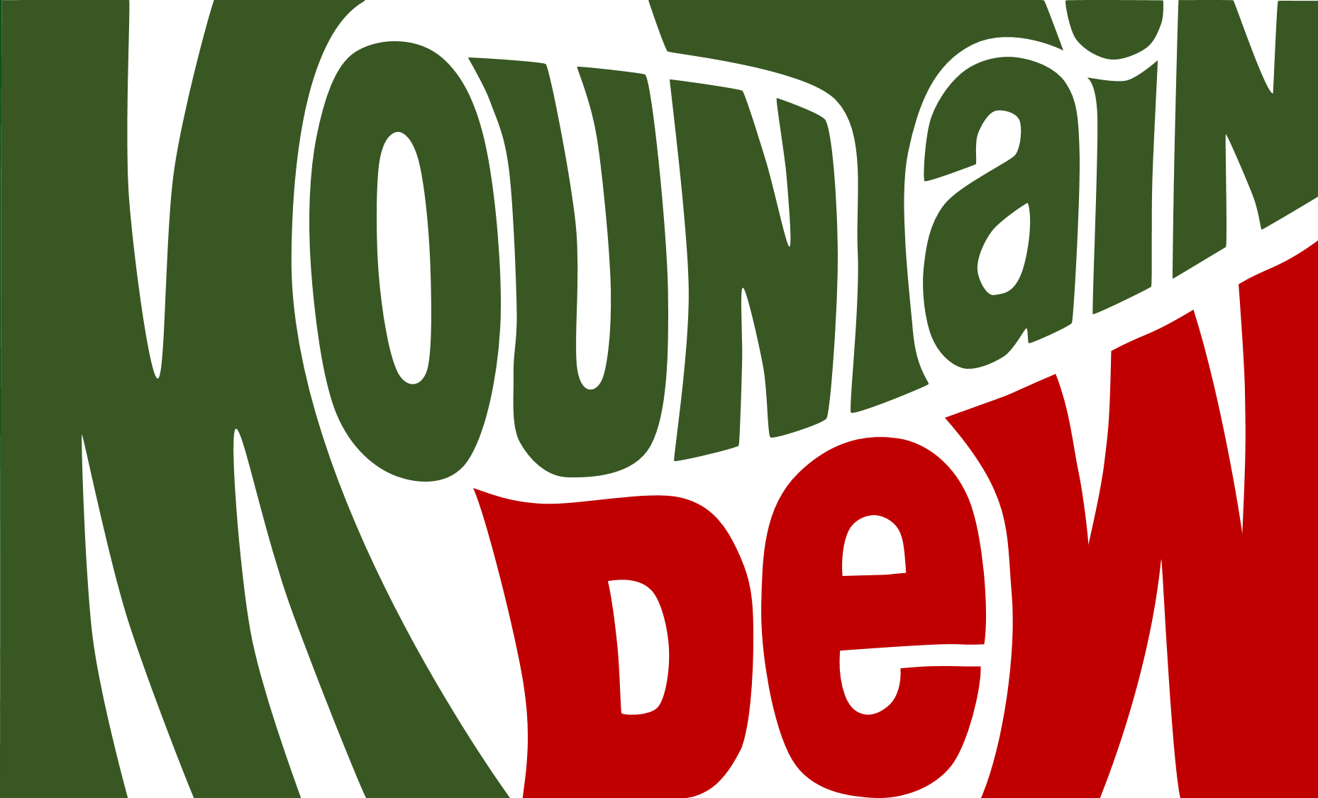 Mtndew71 - Mountain Dew Old Can (1858x1125), Png Download