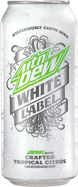 Mountain Dew White Label Png Library - Mt Dew White Label (347x672), Png Download