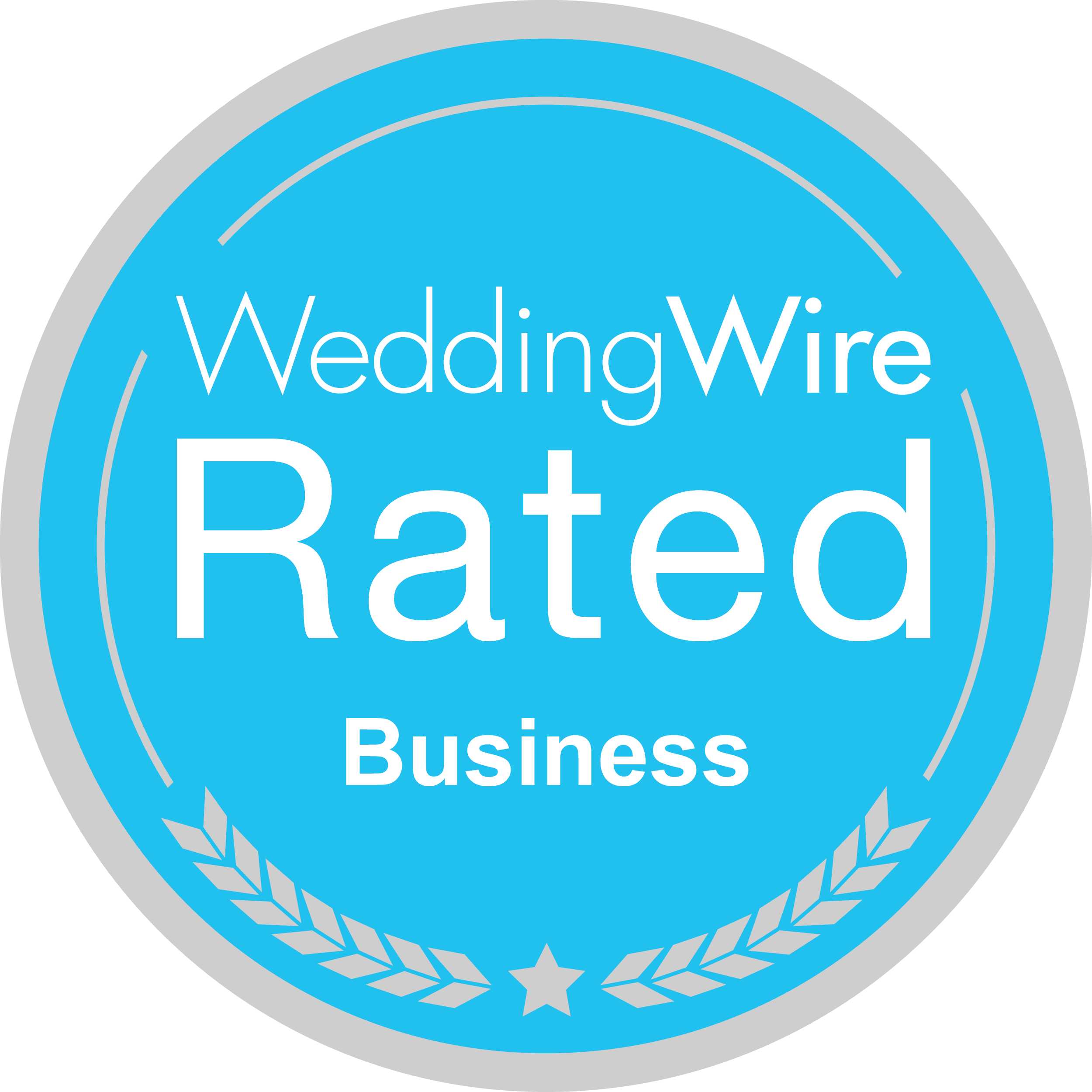 Wedding Wire Rated Business - Wedding Wire (2500x2500), Png Download