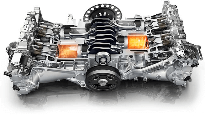 Schedule Service Now - Subaru Boxer Engine Gif (653x600), Png Download