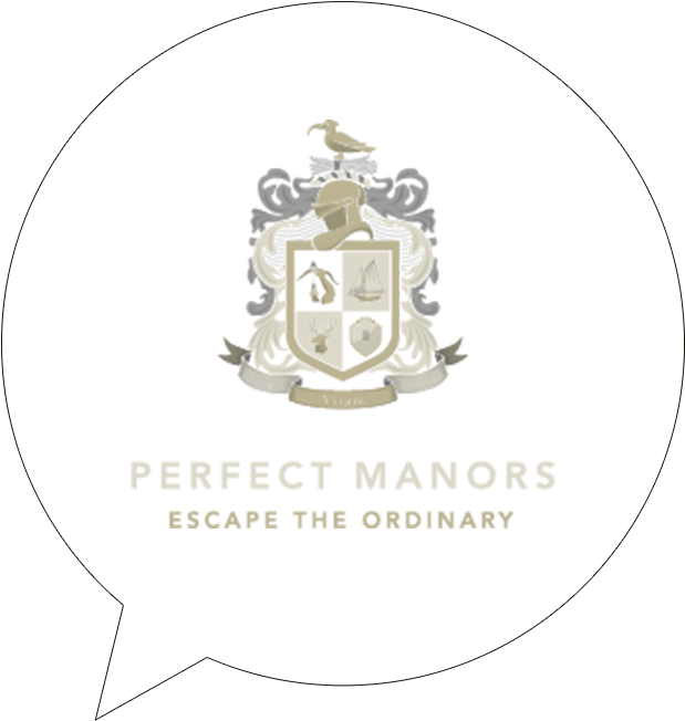 Perfect Manors Logo In A Speech Bubble - Label (640x652), Png Download