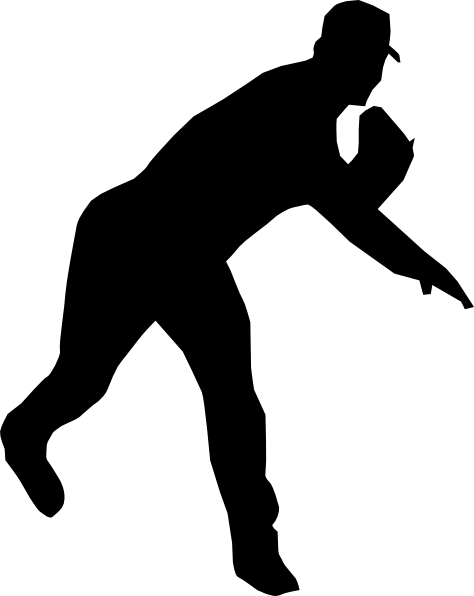 Baseball Bat Wallpaper Hd - Baseball Clip Art Pitcher (474x596), Png Download