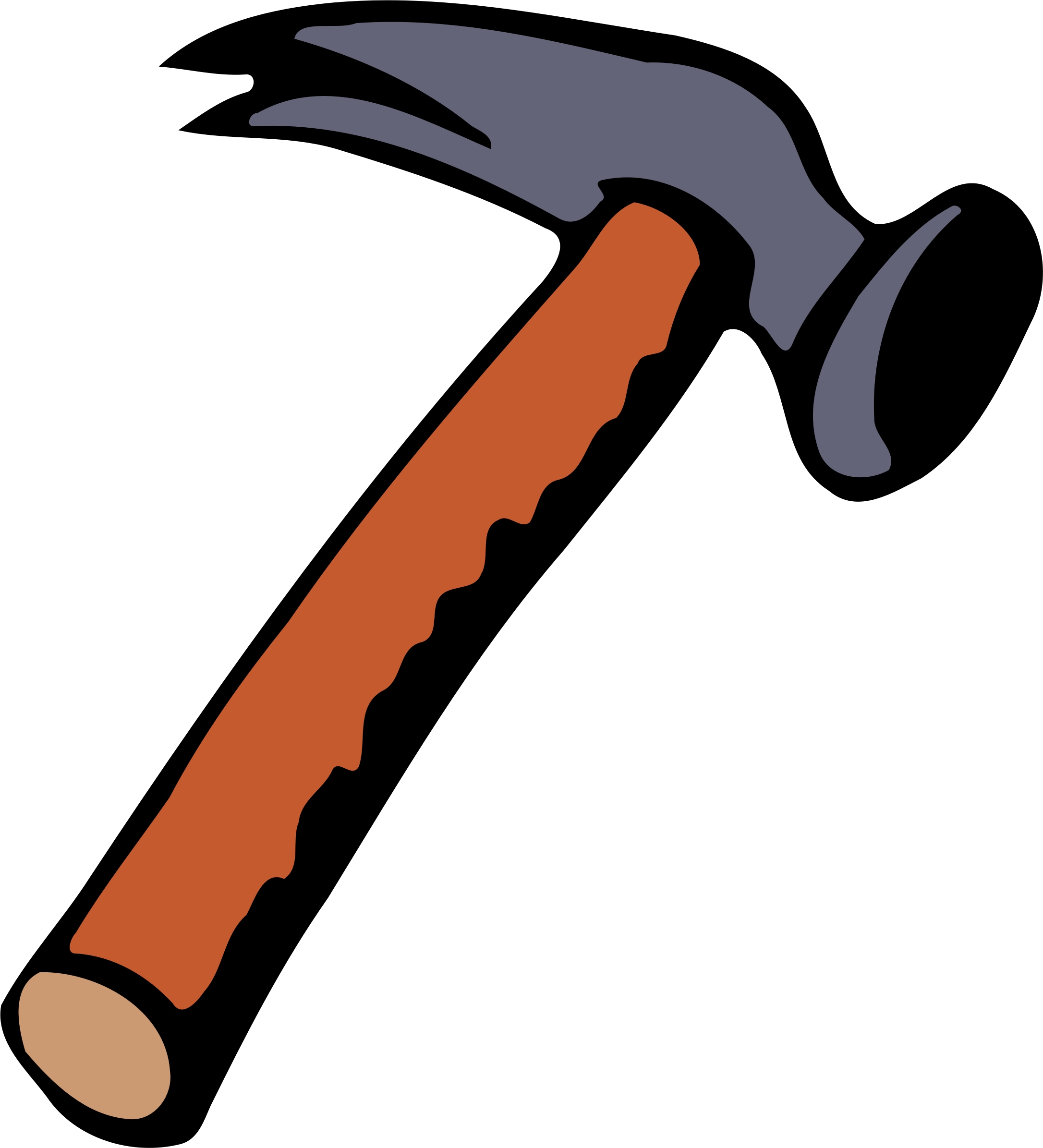 Big Image - Martillo Animado Png (2172x2391), Png Download