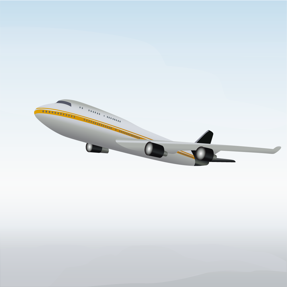 Get Notified Of Exclusive Freebies - Airplane (1001x1001), Png Download