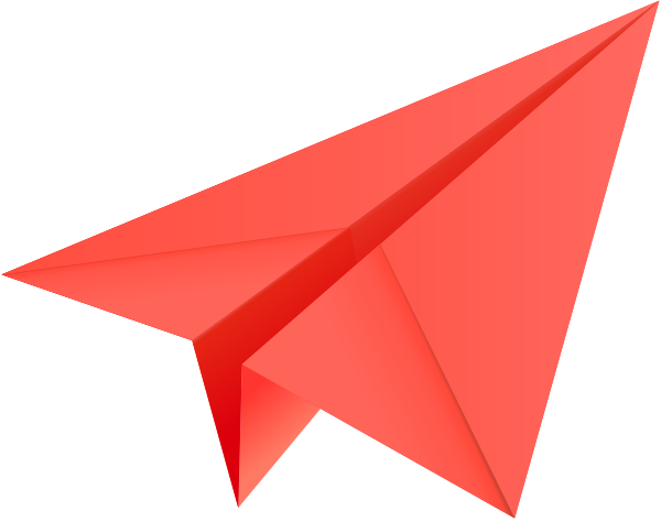 Paper Airplane Clipart - Airplane (600x473), Png Download