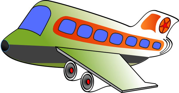 Plane Clipart Jet Blue - Jet Clip Art (600x314), Png Download