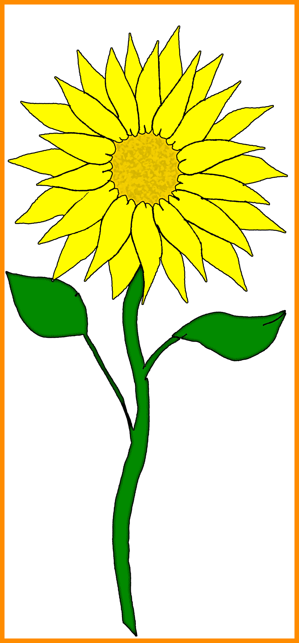 Download Stunning Flower Clipart Pict For Sunflower Frame Styles -  Sunflowers Clipar PNG Image with No Background 