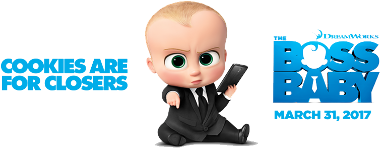 The Boss Baby Clipart Transparent - Boss Baby Logo Png (820x312), Png Download
