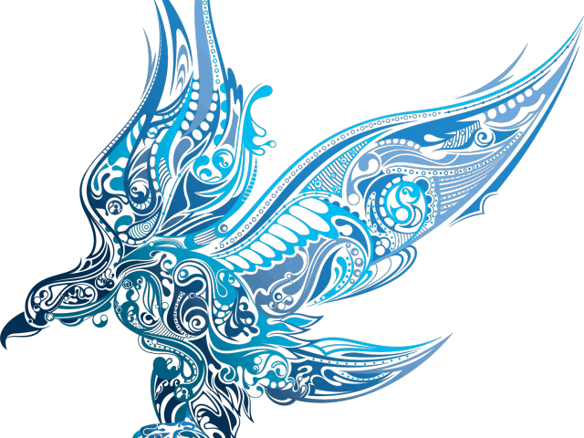 Eagle Clipart Softball - Abstract Eagle (640x480), Png Download