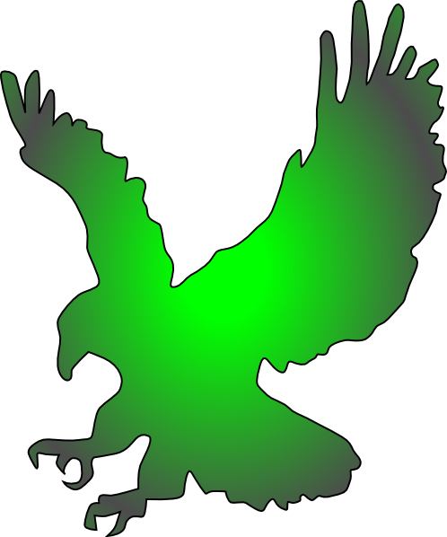 How To Set Use Green Eagle Clipart (498x598), Png Download