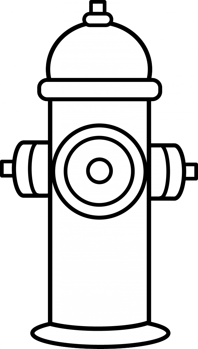 Cross Clipart Fire - Fire Hydrant Clip Art (640x1129), Png Download