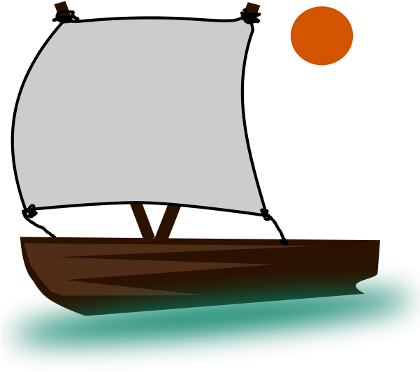 Pinisi-boat Clipart Png (600x600), Png Download