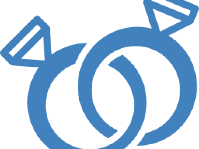 Ring Clipart Spouse - Wedding Ring Icons Png (640x480), Png Download