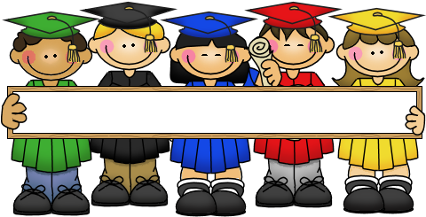 Daycare Graduation Cliparts - Preschool Graduation Clip Art (493x252), Png Download