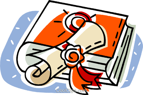 Kids Graduation Png Download - Book With Diploma Clipart (480x318), Png Download