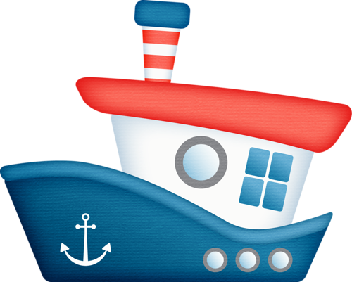 Tug Boats, Nautical Clipart, Baby Clip Art, Nautical - Tug Boat Clip Art (500x401), Png Download