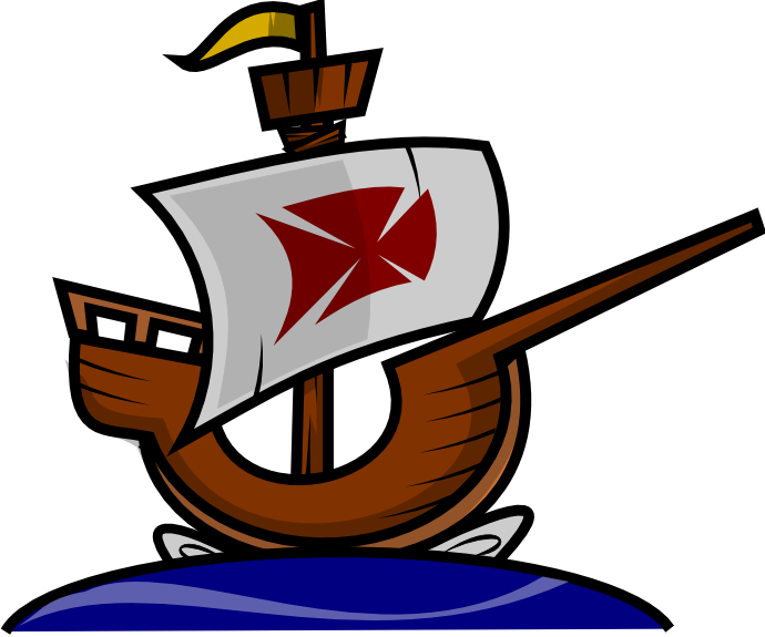 Boat Free To Use Clip Art - 12 De Octubre Carabelas (690x575), Png Download