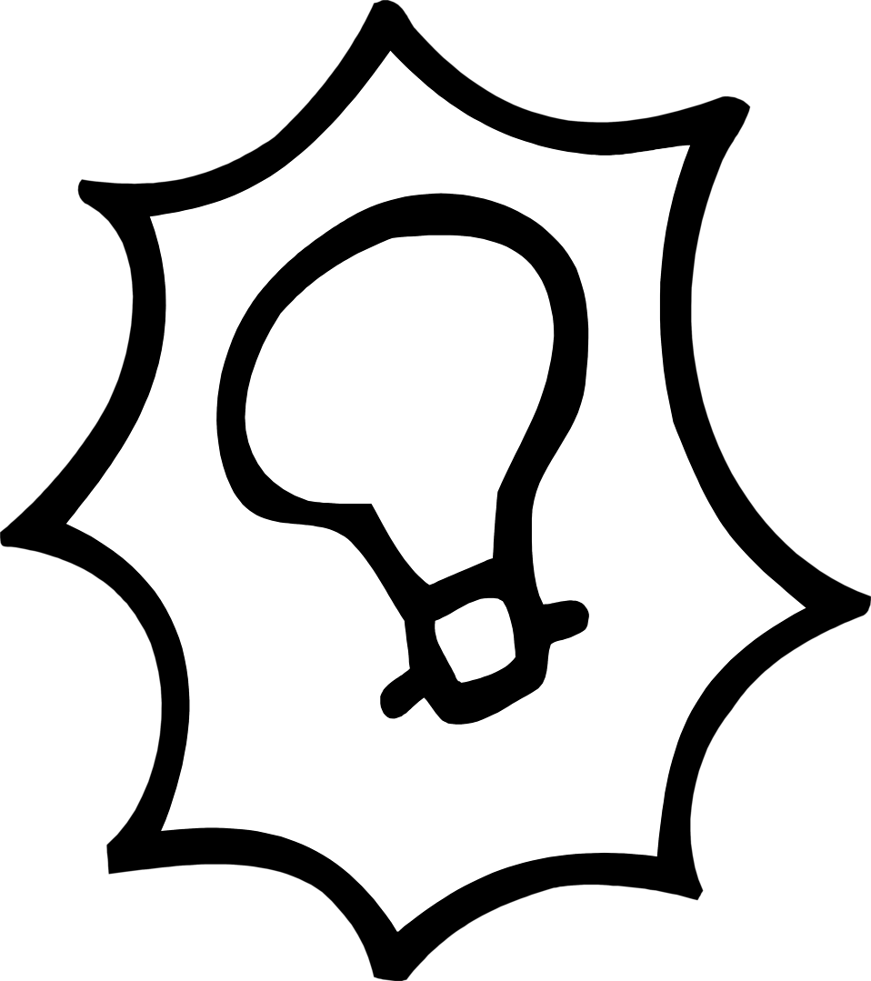 Light Bulb - Bubble Light Cartoon (958x1079), Png Download