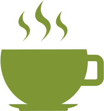 Mug Clipart Green Coffee - Coffee With Smoke Png (412x404), Png Download