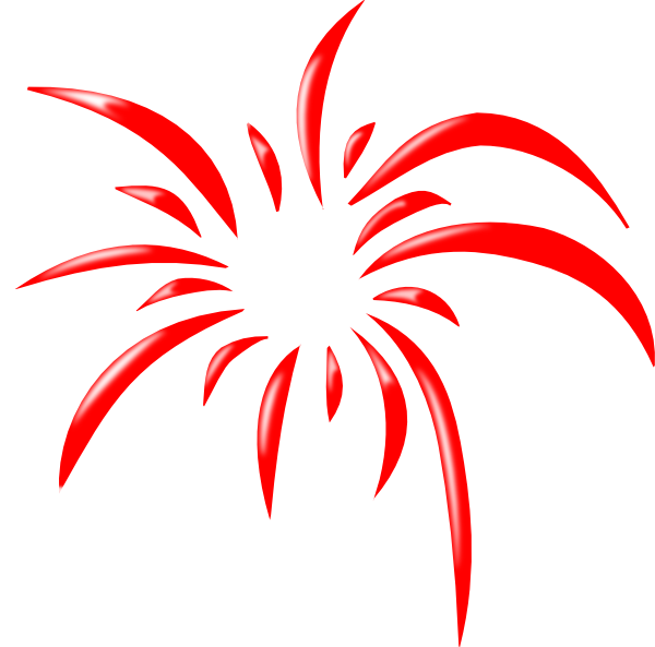 fireworks border clip art