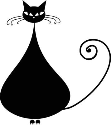 Free Art Clip Of Cat Clipart Image - Cats Transparent Clip Art (356x400), Png Download
