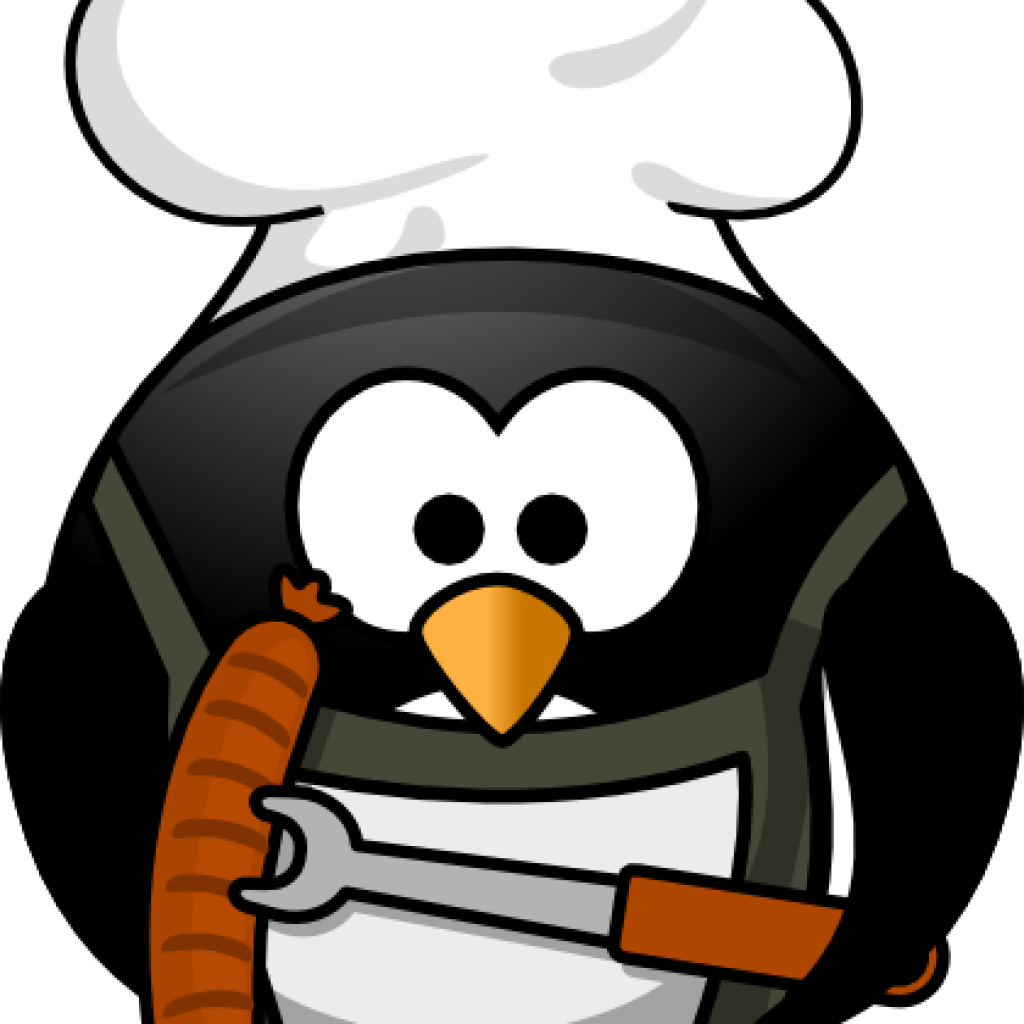 Bbq Clipart Thanksgiving Clipart - Bbq Penguin (1024x1024), Png Download