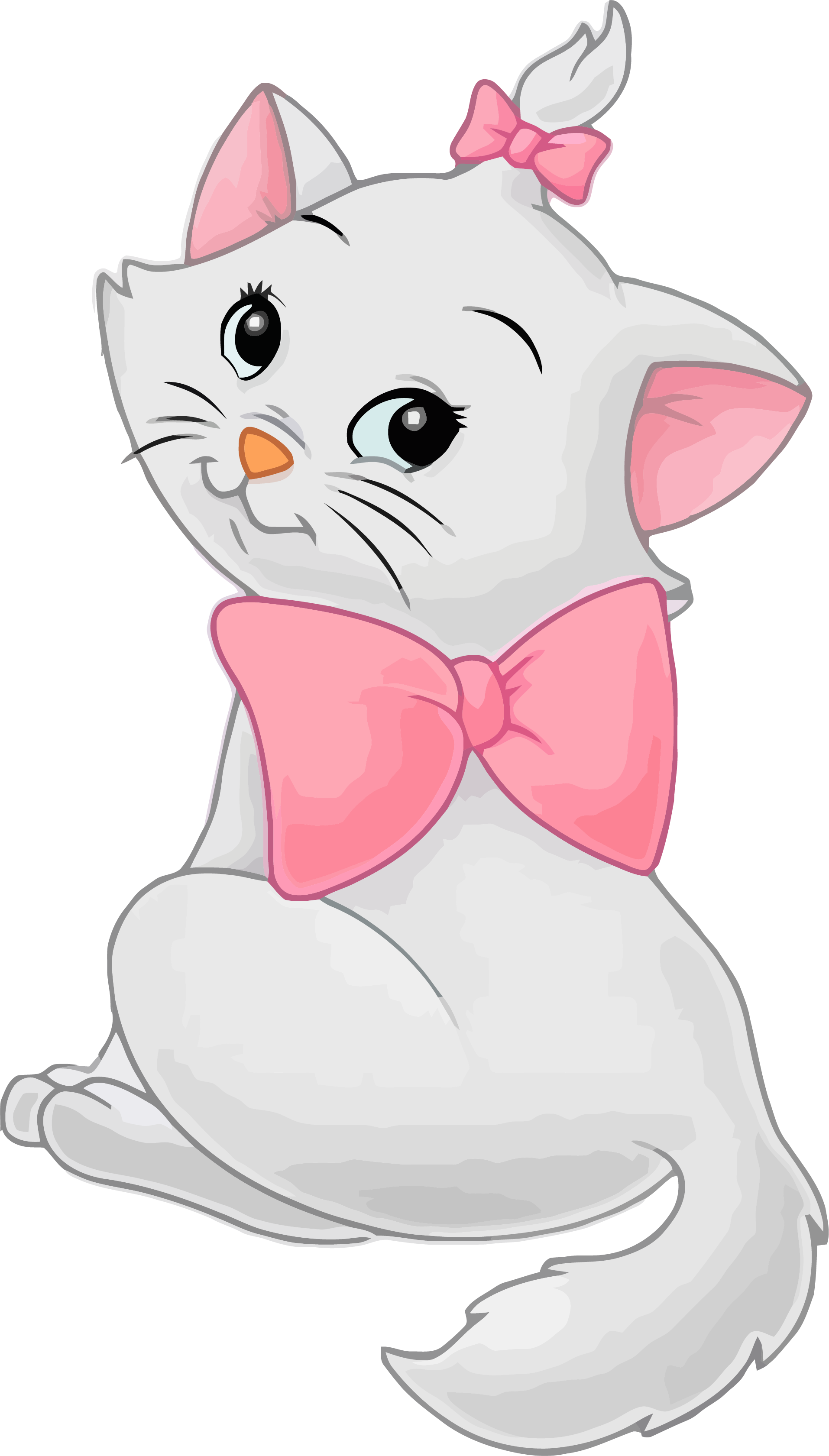 Disney Girl Cat Clipart Png Download - Marie Disney (1914x3362), Png Download