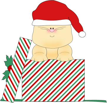 Clipart Christmas Cat Clipart - Clip Art Cat Christmas (363x348), Png Download