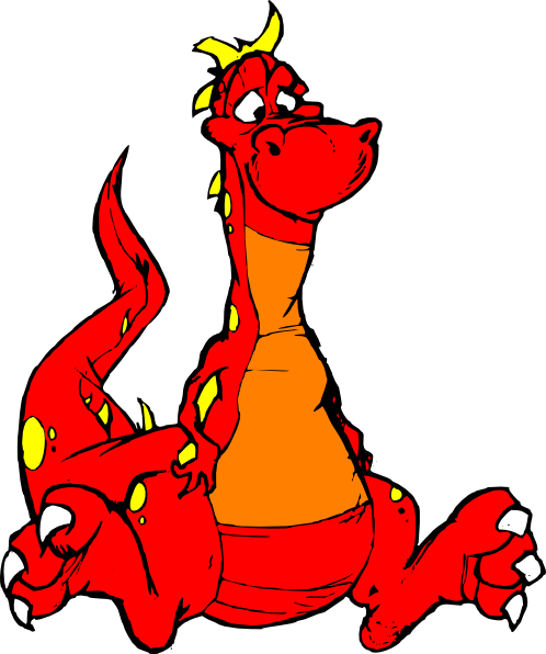 Red Dragon Svg Clip Arts 498 X 596 Px (498x596), Png Download