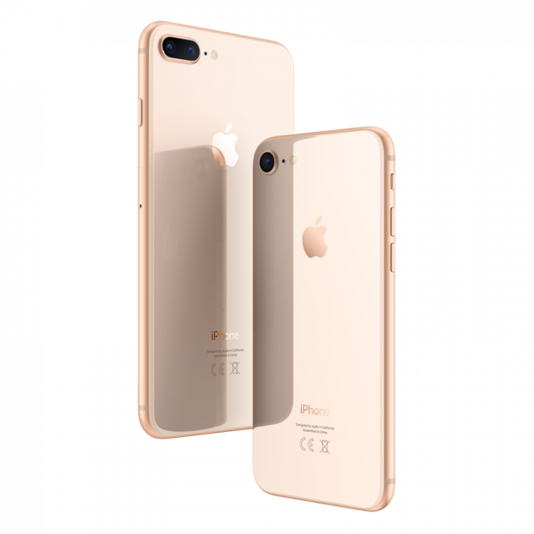 Iphone 8 Clipart Apple Iphone 8 Plus Iphone X Apple - Iphone 8 Plus Gold (768x768), Png Download