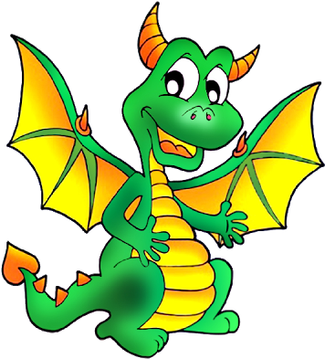 Amazing Dragon Clipart Dragon Cartoon Images - Cartoon Dragon (400x400), Png Download
