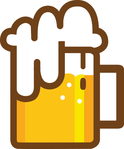 Beer Pint Clipart - Transparent Background Beer Clipart (413x496), Png Download