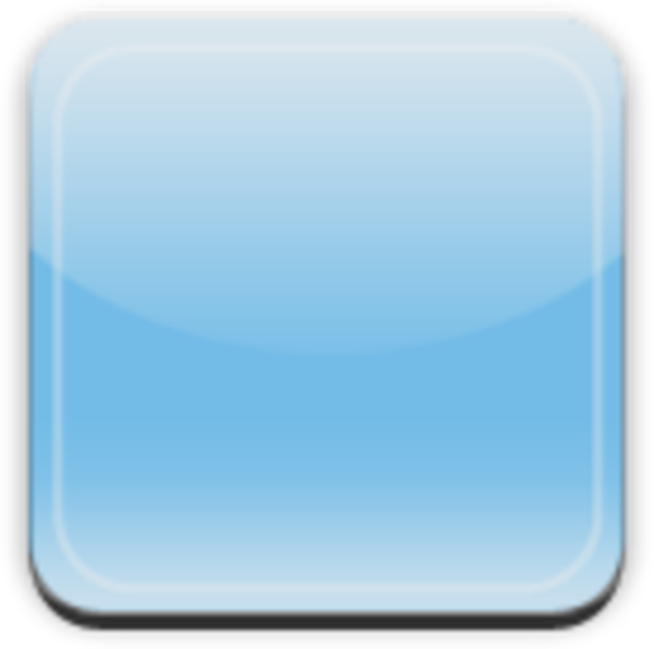 Glass App Button - Glass Window Clipart Png (600x596), Png Download
