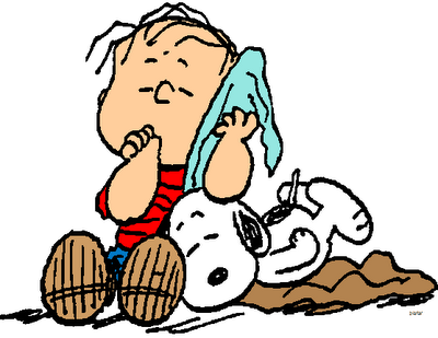 Pillow Clipart Pillow Blanket - Snoopy Linus (400x309), Png Download