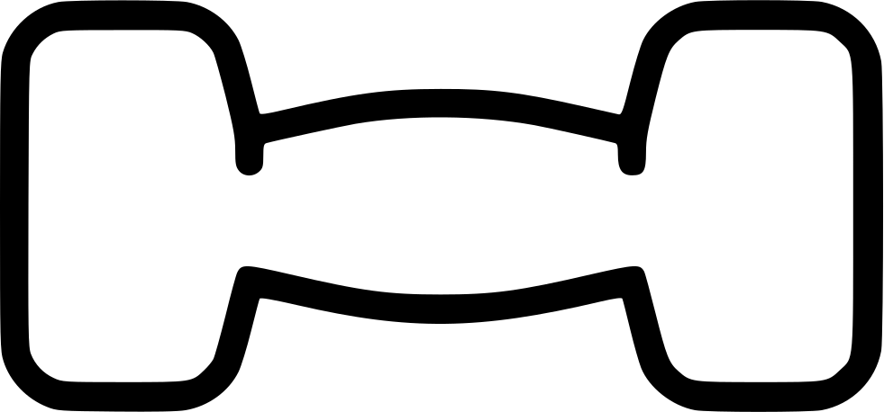 Png File - Dumbbells Clipart Png (981x458), Png Download