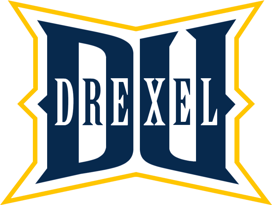 Drexel Dragons Logo Clipart - Drexel University Colors (877x663), Png Download