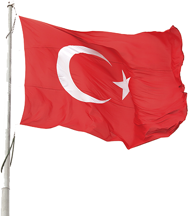 High Resolution Turkish - Turkish Flag No Background (450x450), Png Download